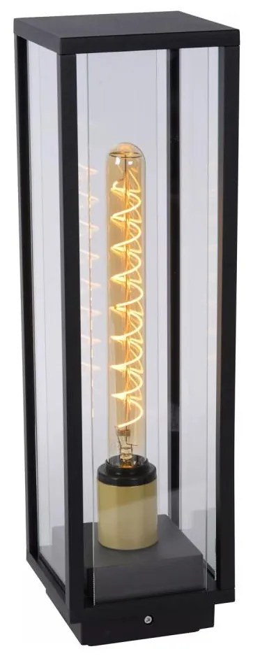 Lucide 27805/50/30 - Kültéri lámpa LAURENS 1xE27/15W/230V IP54 50 cm fekete