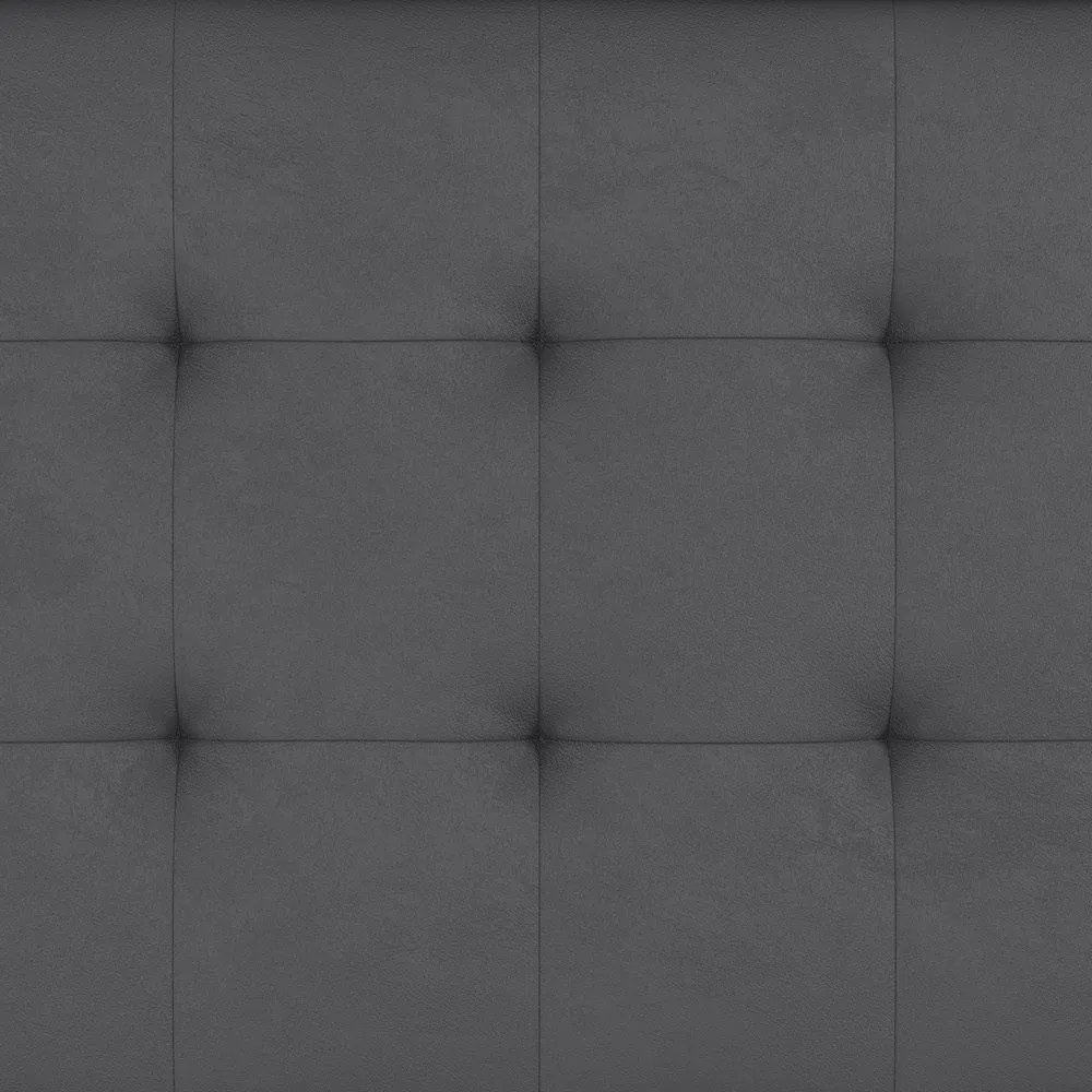 Szürke bőrutánzat kinyitható kanapé 191 cm Maine – Støraa