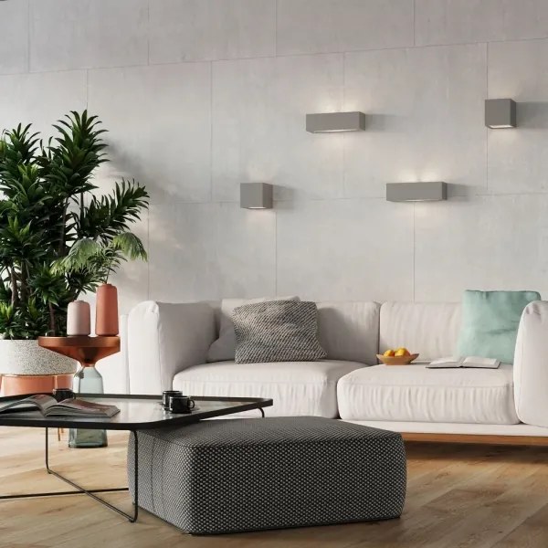 Sollux SL.0871 - LEO fali lámpa 1xE27/60W/230V szürke