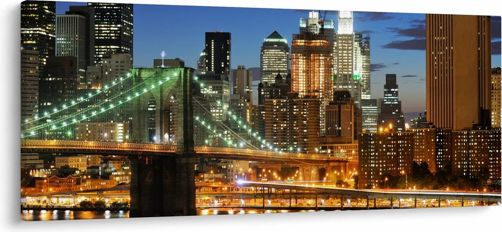 Kép - Híd New Yorkkal (120x50 cm)