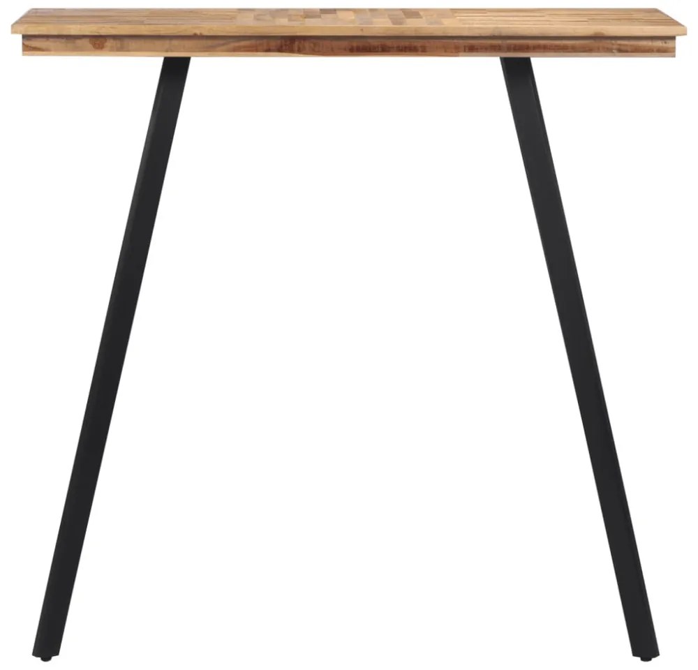 tömör tíkfa bárasztal 110 x 55 x 105 cm