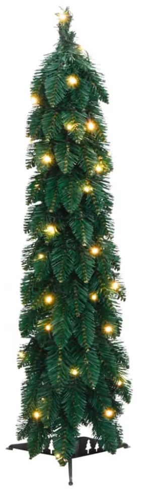 megvilágított műkarácsonyfa 45 LED-del 90 cm