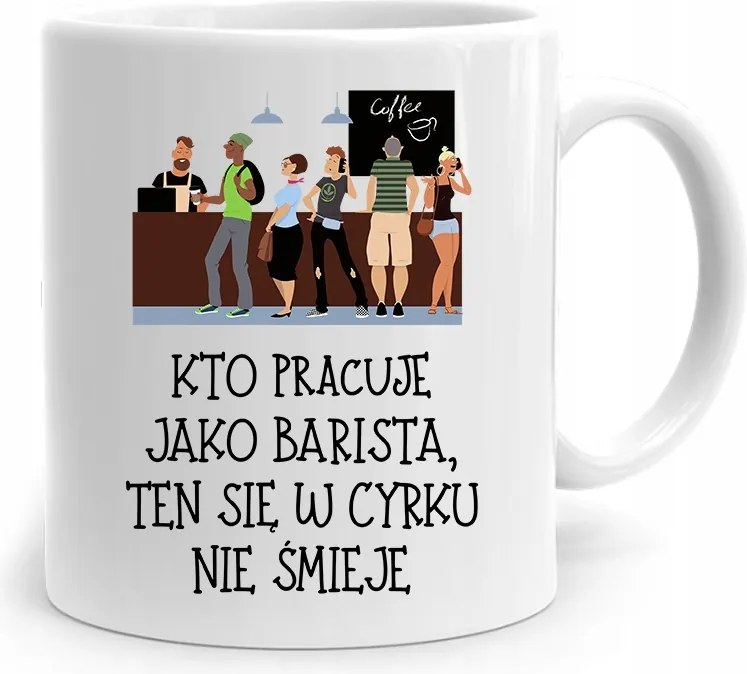 Barista Kávézó Ajándék Bögre fényképes nyomtatással