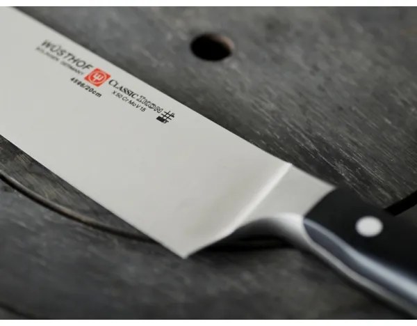 Wüsthof CLASSIC IKON 7 részes konyhai késkészlet állvánnyal, jasan/fekete