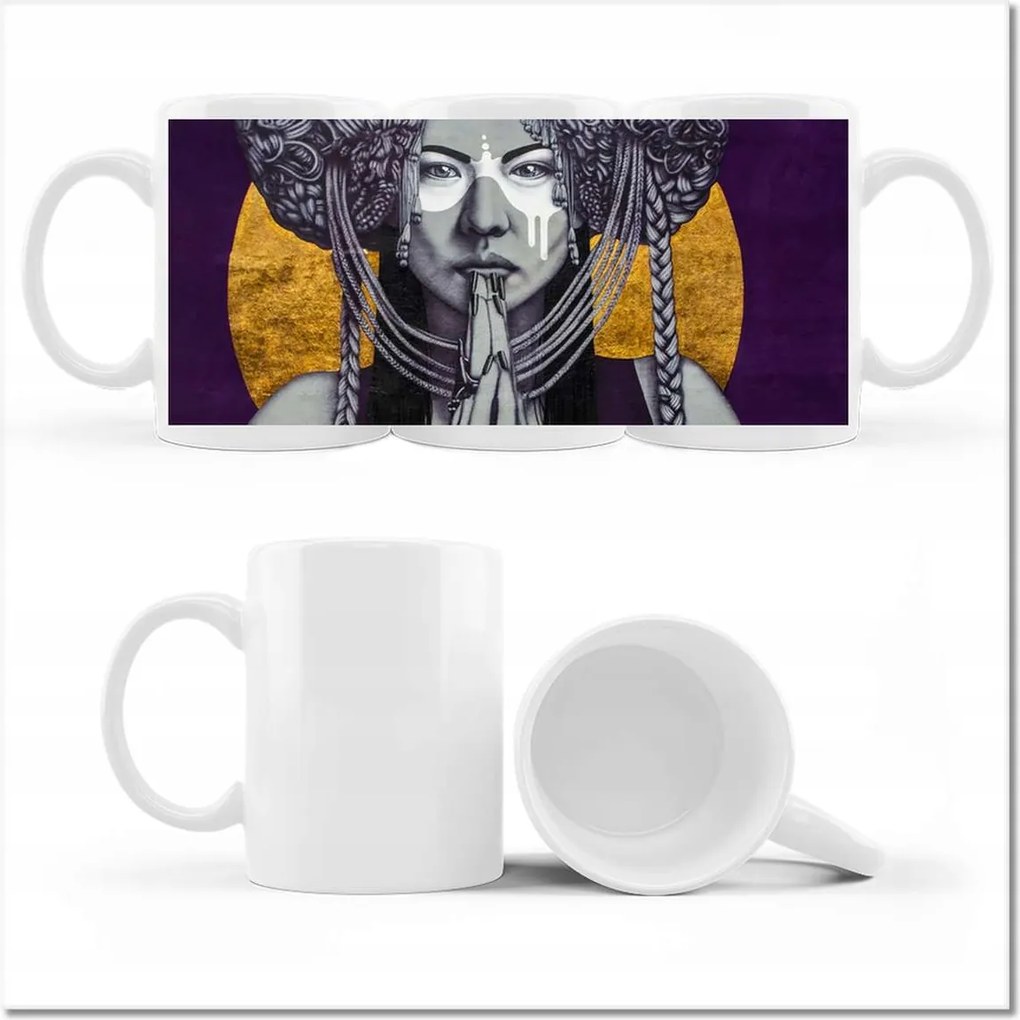 Graffiti mintás bögre Utcaművészet