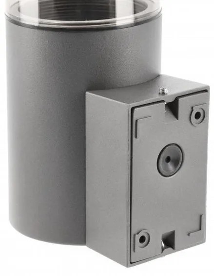 Lámpa Kerti lámpatest MEDIO-AU PIR,E27,MAX.15W,IP54,AC220-240V,50-60Hz, falra szerelhető, grafit