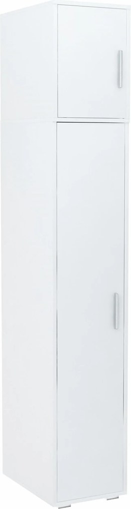 Bodo 1D4P szekrény Fehér Ufc polc és rúdtartó