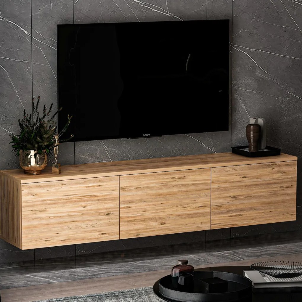 Neon TV-állvány, atlanti fenyő, 160 cm