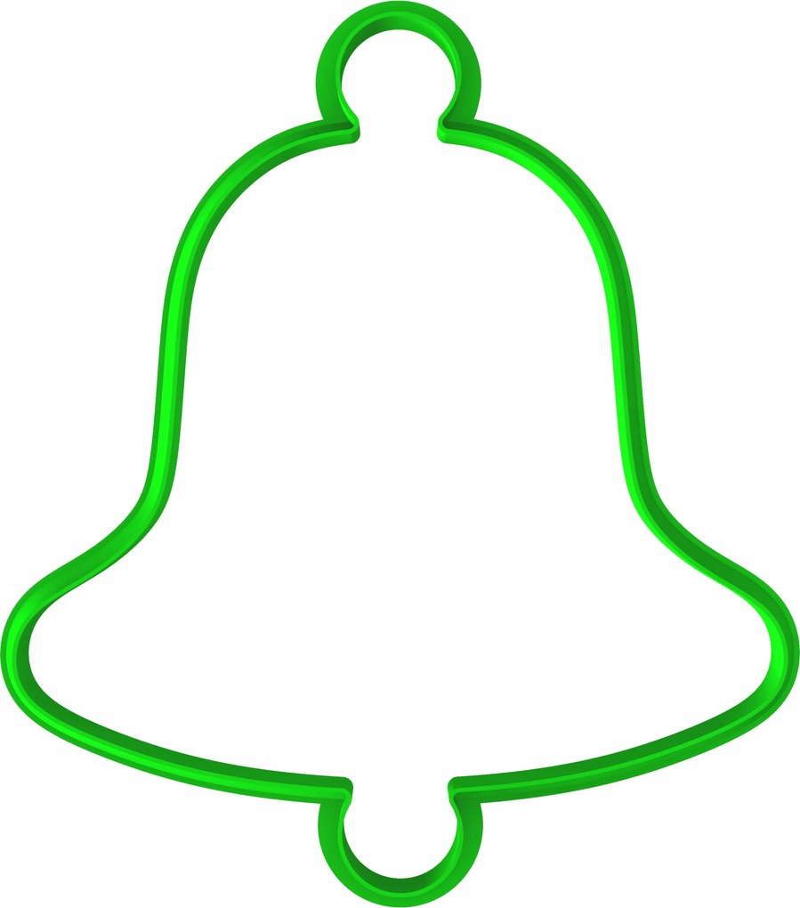 Karácsonyi Mézeskalács Forma Karácsonyi Nagy XL Csengő 14cm