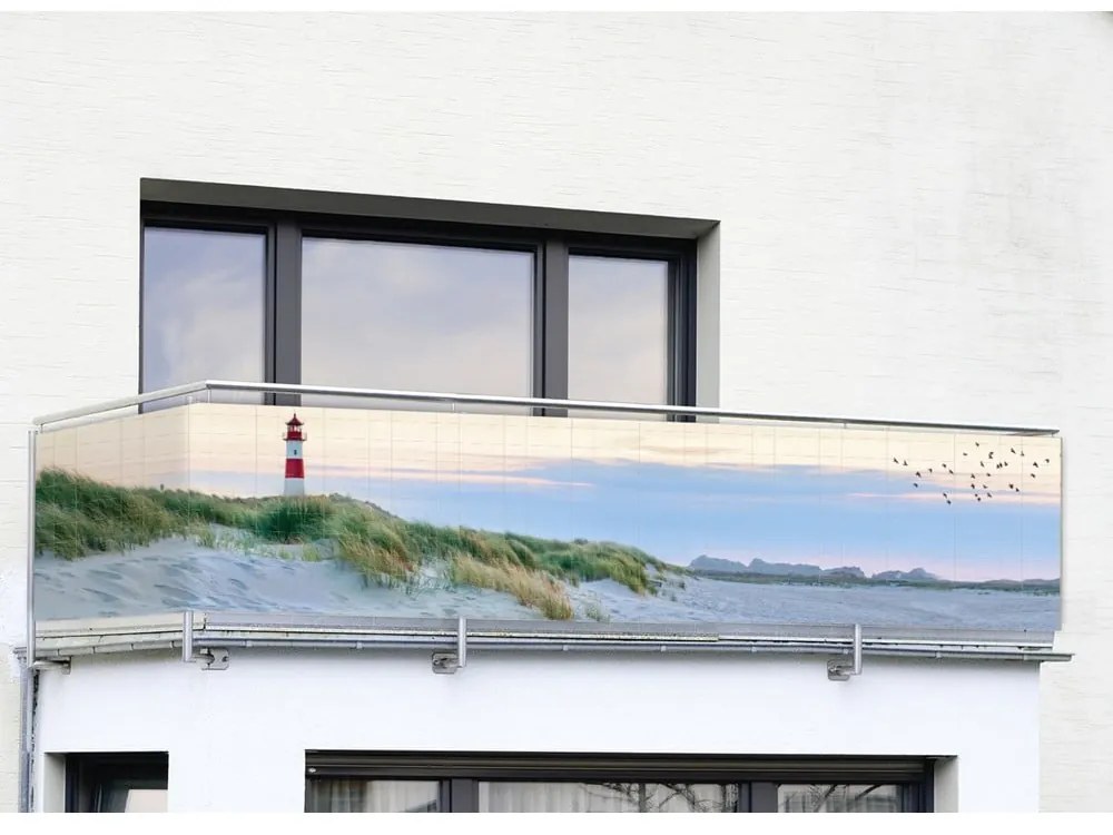 Műanyag belátásgátló erkélyre 500x85 cm North Sea Coast – Maximex