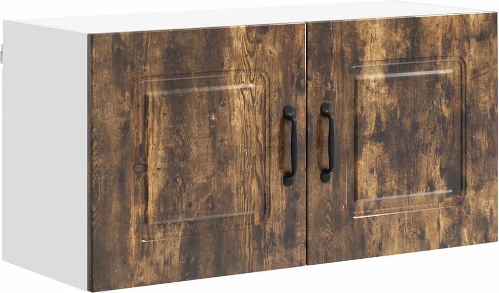 vidaXL Konyhaszekrény Kalmar Füstölt tölgy 80 x 31 x 40 cm Faanyag