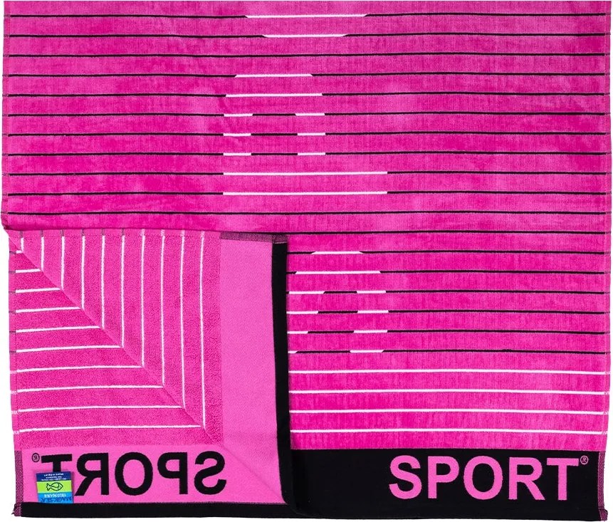 SPORT Strandtörölköző pink 165x90cm