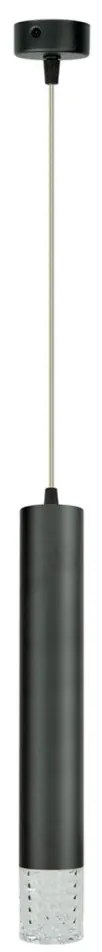 MILAGRO ML8877 TUBI Hengeres Függesztett Lámpa Fekete GU10 IP20