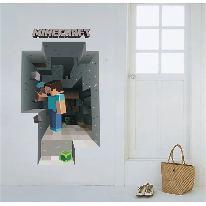 Vidám Fal Matrica Minecraft Méret: 70 x 50 cm