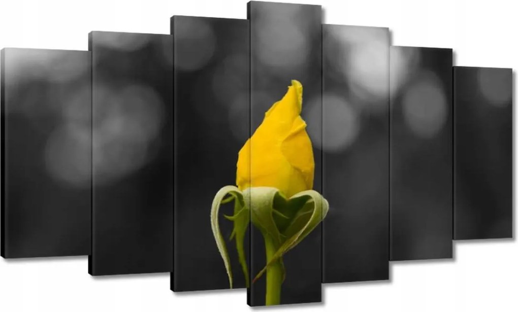 Vászonkép 140x80 Sárga rózsa