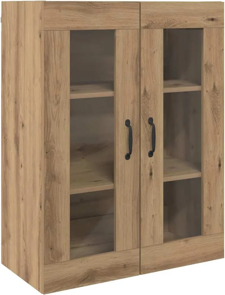 vidaXL Fali Lógós Szekrény Barna 69.5 x 34 x 90 cm Faanyag
