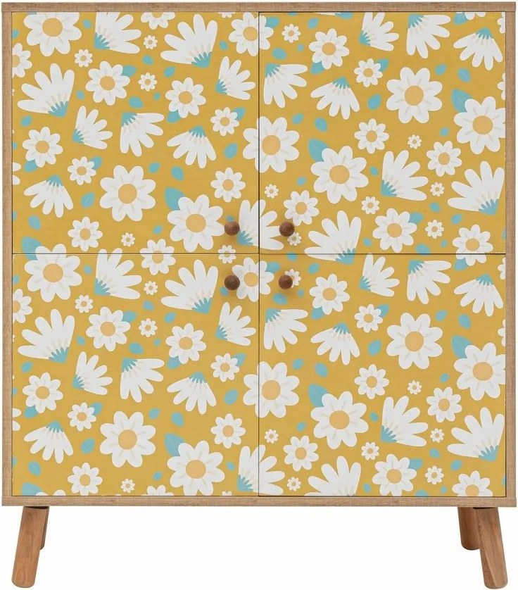 Posy White and Yellow szekrény