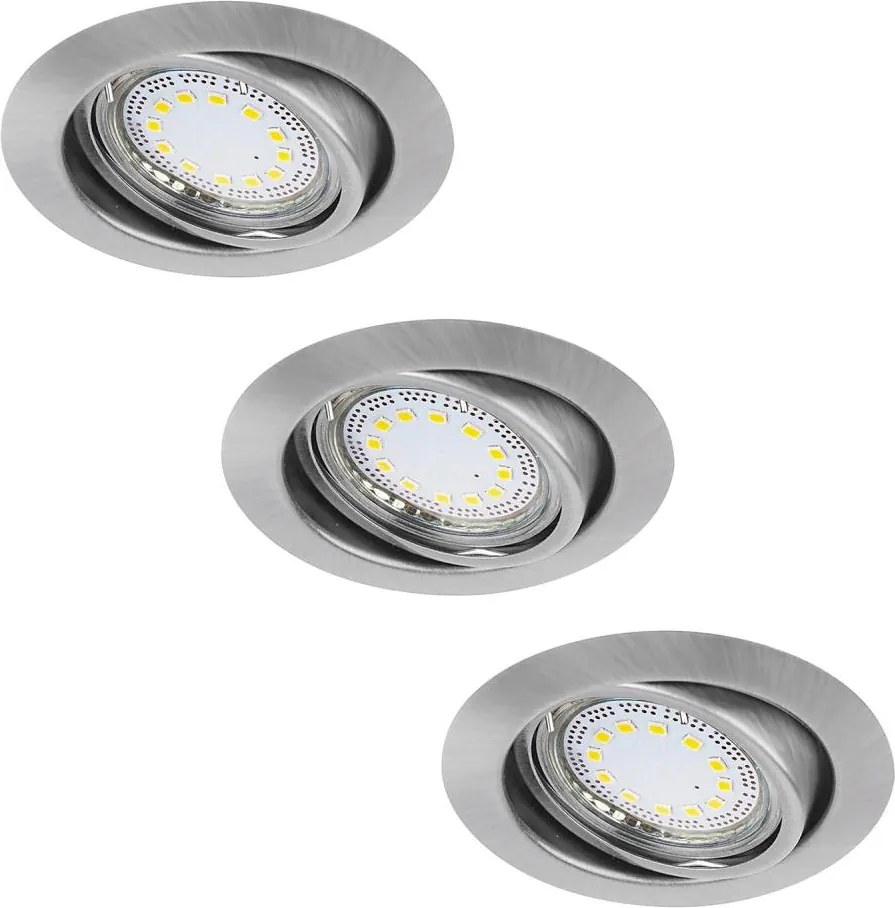 Rabalux 1166 - 3 darabos LED beépíthető mennyezeti lámpa LITE 3xGU10/3W/230V