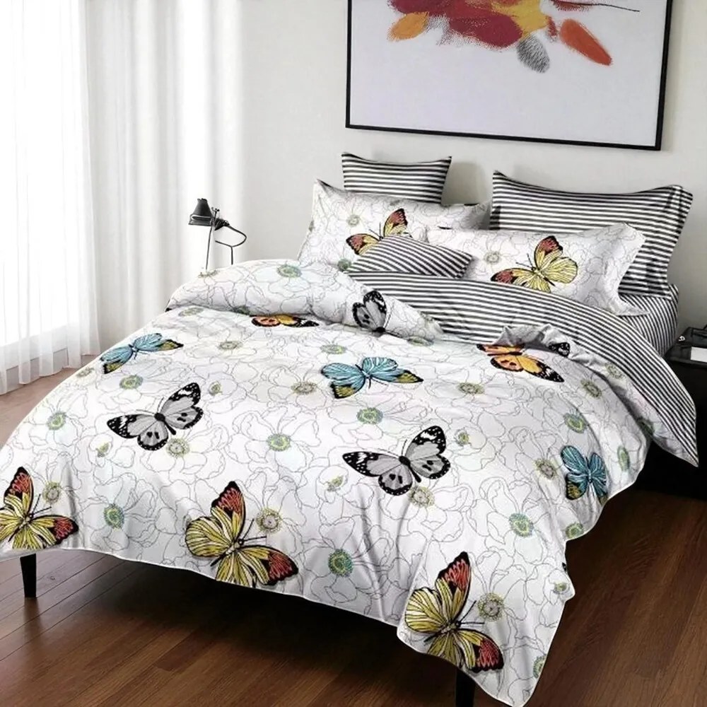 Ágynemű OPRAH HAPPY BUTTERFLIES 7 részes 140X200 cm