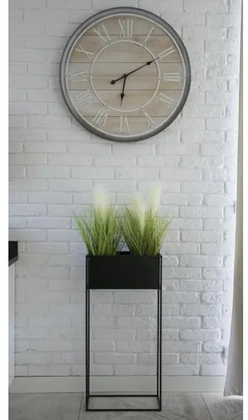 Virágállvány 90x44 cm fekete