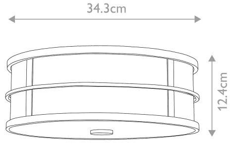 Feiss - Mennyezeti lámpa FUSION 3xE27/60W/230V
