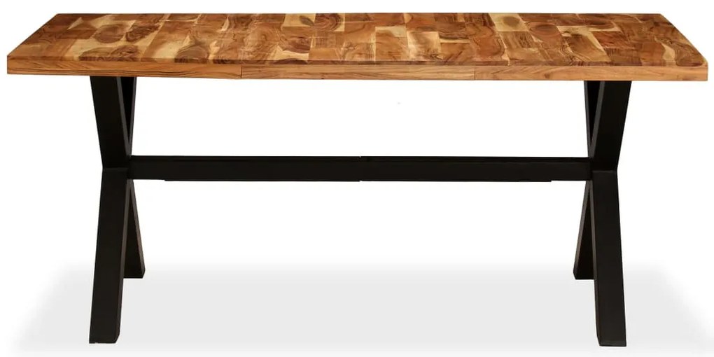Tömör akácfa/mangófa étkezőasztal 180 x 90 x 76 cm