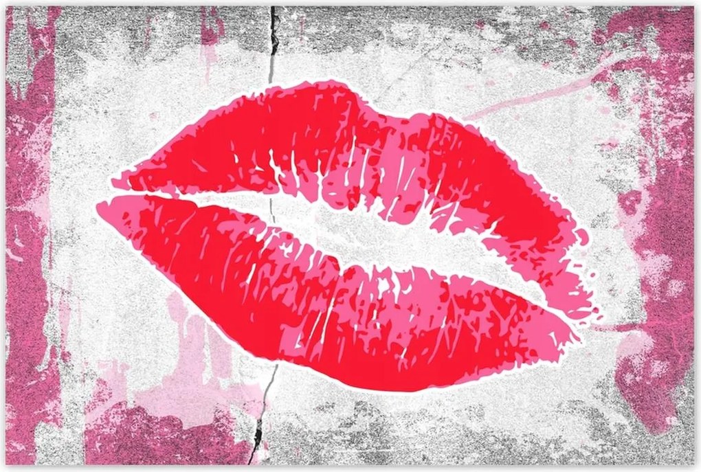 Poszterek 120x80 Száj, mint málna Ajkak
