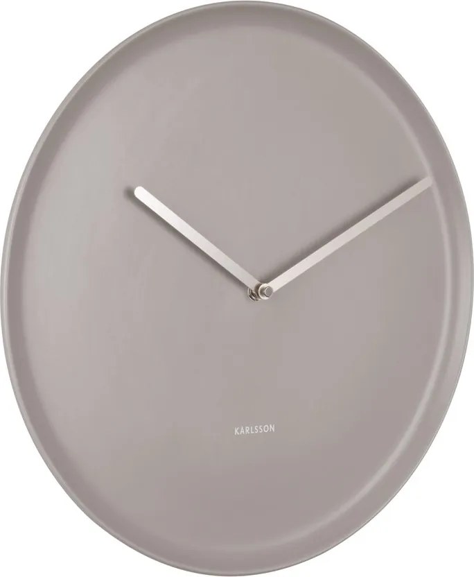 Nagy falióra szürke nappaliba, loft konyhába Plate