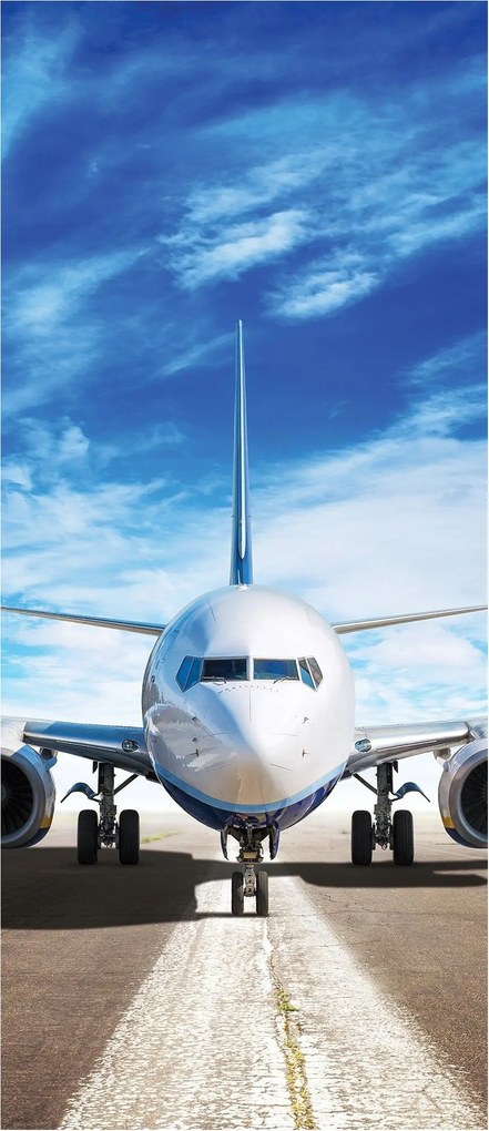 Matrica Fotótapéta Boeing 747 repülés utazás felhők 91x211