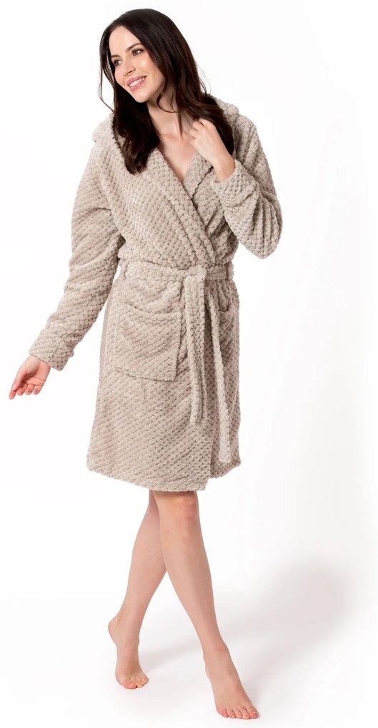 Női fürdőköpeny Rea DIAMOND Beige L
