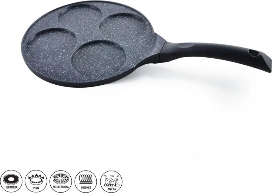 Grande tapadásmentes, alumínium tükörtojássütő serpenyő, ⌀ 27 cm - Orion