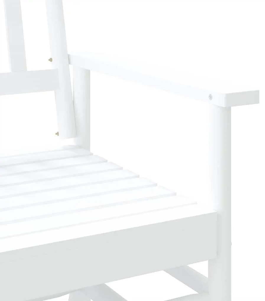 fehér tömör nyárfa hintapad 118 x 70 x 104,5 cm