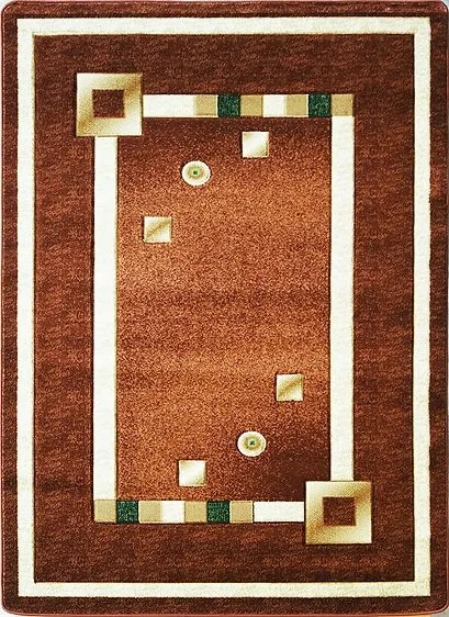 Szőnyeg 160x220 Modern Nappali Hálószoba Barna