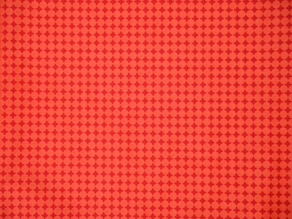 Renforcé pamut ágyneműhuzat TABITA piros Ágyneműhuzat mérete: 2 db 80 x 80 cm | 200 x 220 cm