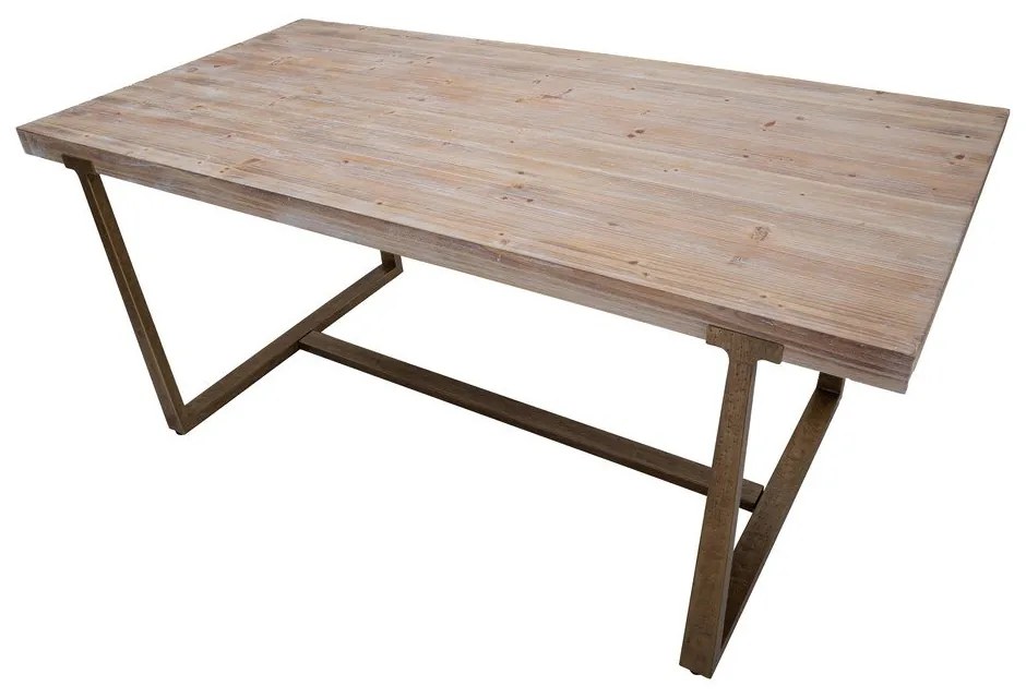 Natúr színű étkezőasztal 180x90 cm Ankara – Mauro Ferretti