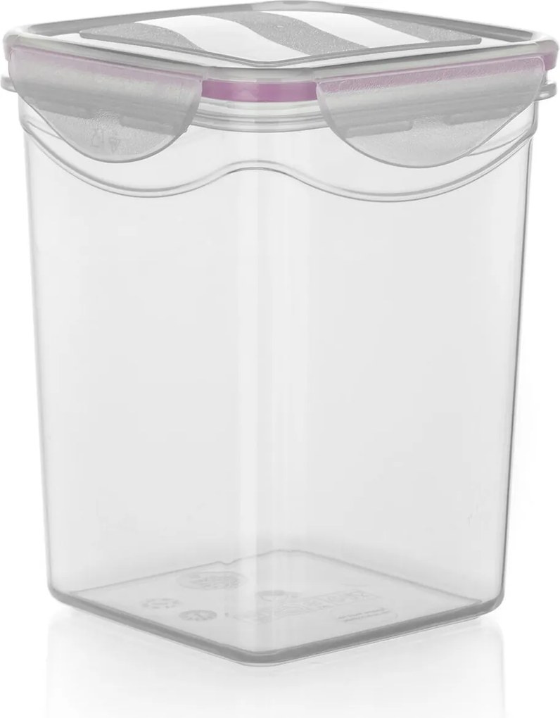 Lara szögletes, hermetikus üveg 1,8 l Ph