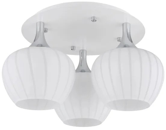 Globo 15548-3DW - Felületre szerelhető csillár MAXY 3xE27/40W/230V fehér