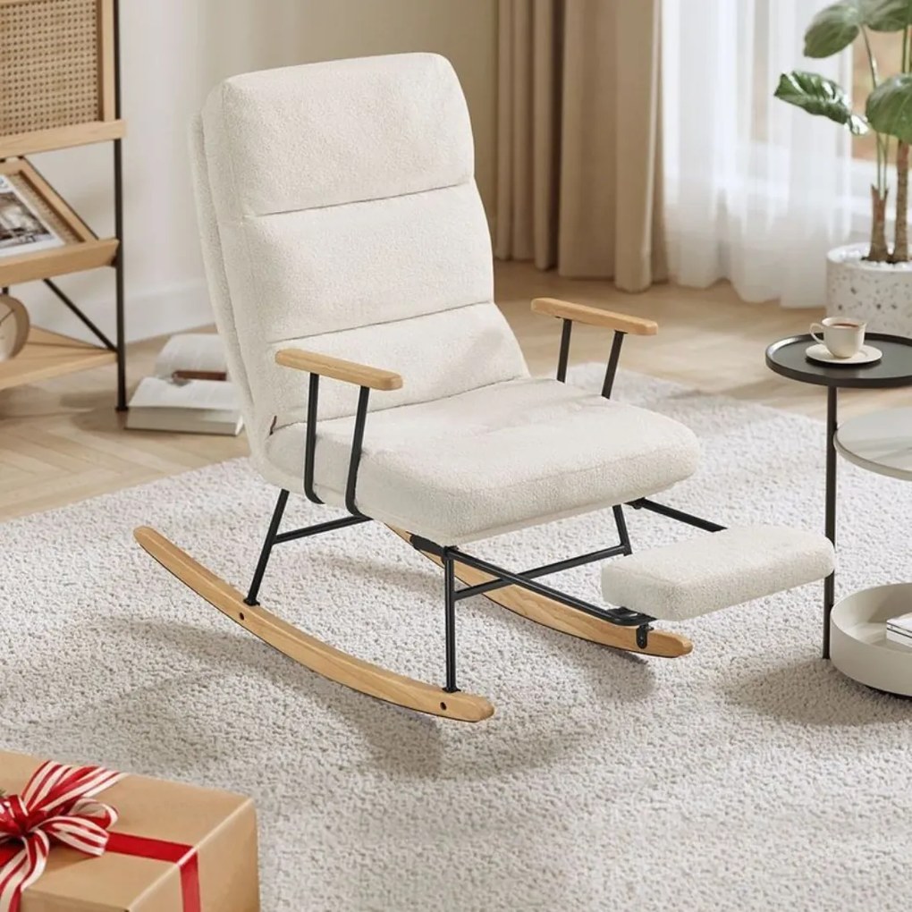 ROCKY hintaszék, 97x67x100cm, krémszínű SongmicsHome