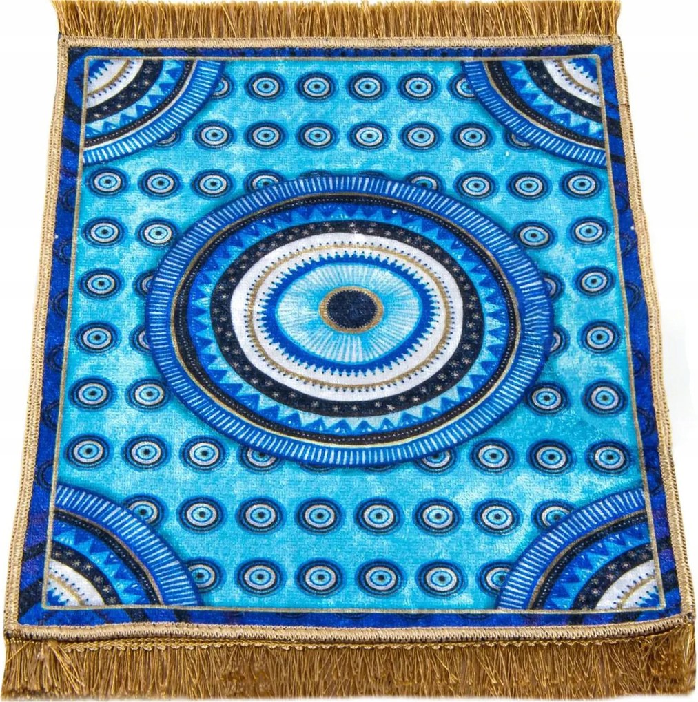 Alátét Szőnyeg Matrac Futópad Mini Keleti Szövet Bambusz Próféta Szem