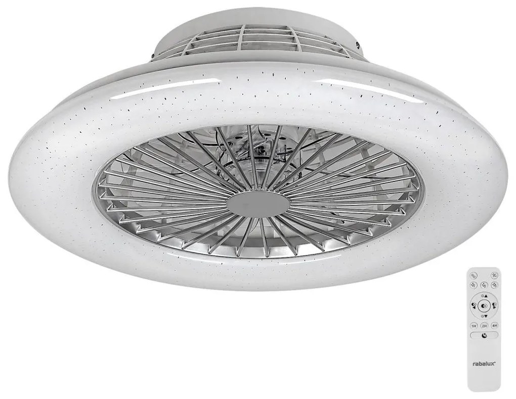 Rabalux - LED Dimmelhető mennyezeti lámpa ventilátorral LED/30W/230V + távirányító