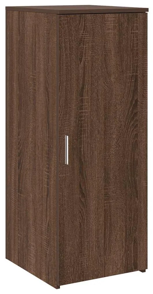 tároló szekrény barna tölgy 40x45x103,5 cm szerelt fa