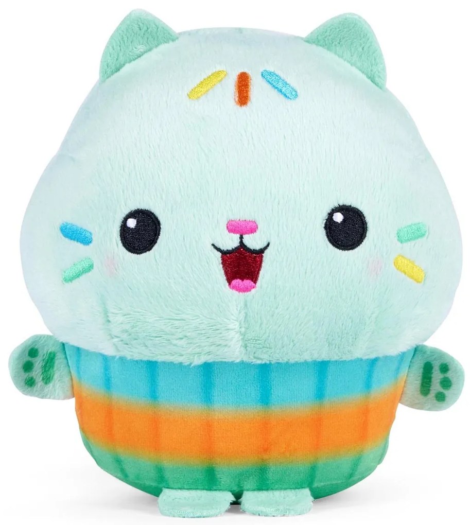 Gábinin Varázslatos Ház Macska Muffin 25 cm, zöld, plüss