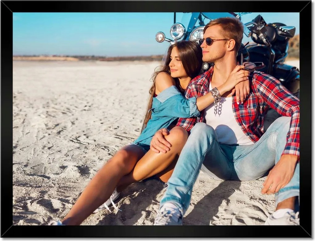 Poszterek keretben 40x30 Romantikus motoros kirándulás