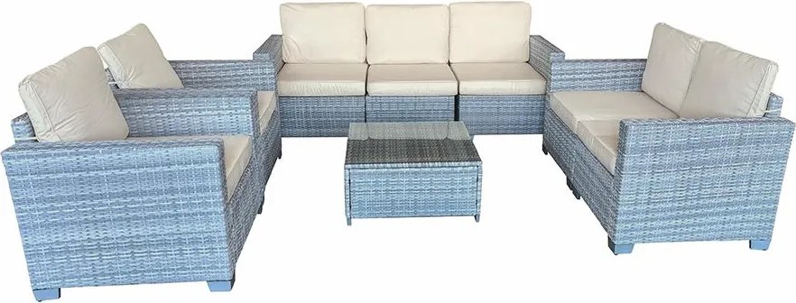 Avenberg DORADA Nagy kerti ülőgarnitúra - szürke/szürke