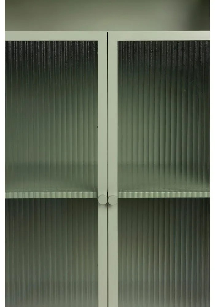 Zöld tálalószekrény 60x105 cm Herbe – White Label