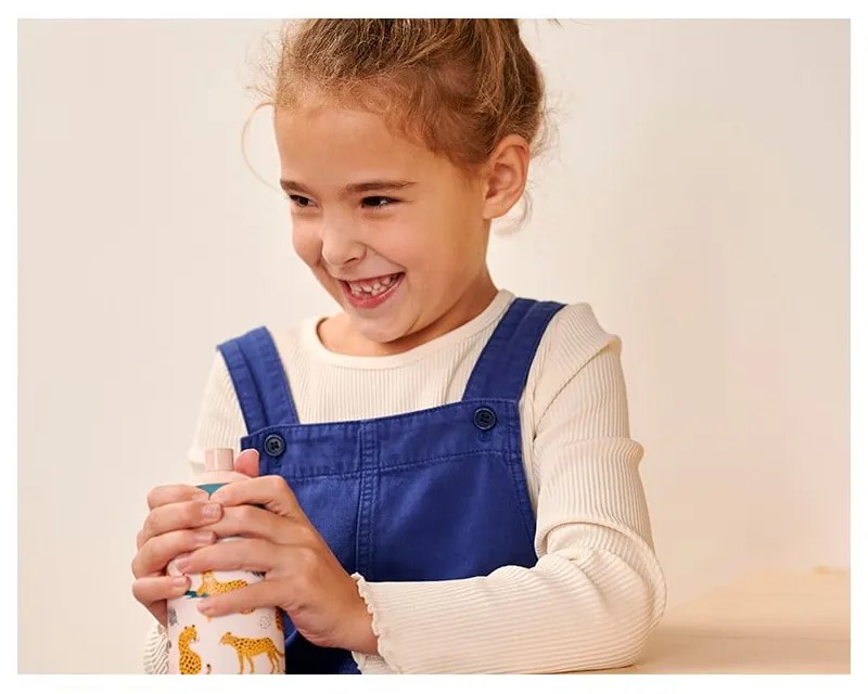 Világoszöld gyerek ivópalack 400 ml Little farm – Mepal