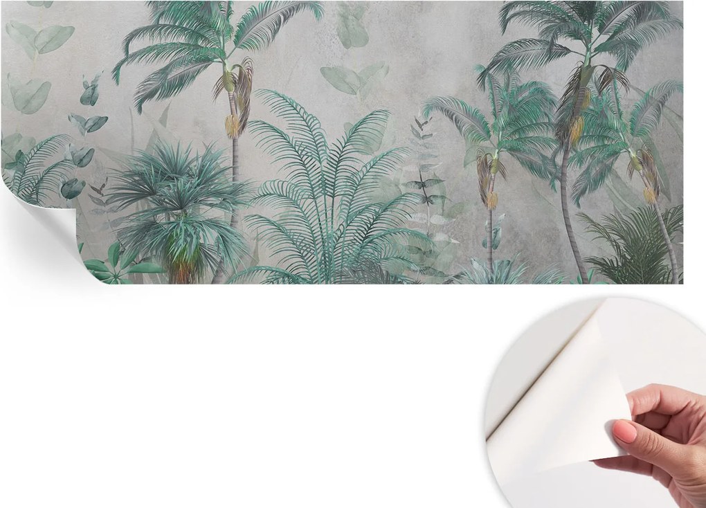 Dekoratív öntapadós fotótapéta Hálószobába Egzotikus oázis 250x104 cm