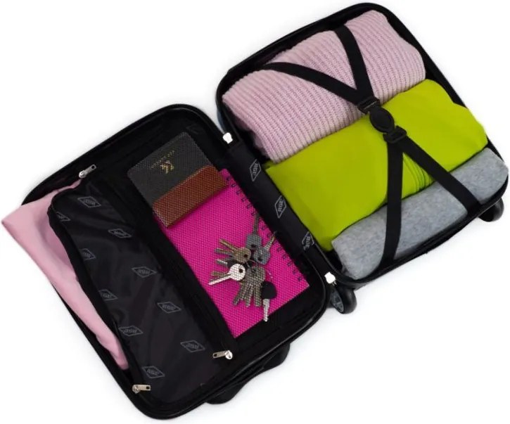 Arany-rózsaszín prémium kabinbőrönd „Premium” - méret S