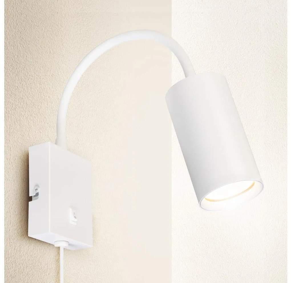 Brilagi Brilagi - Rugalmas fali lámpa SELE 1xGU10/30W/230V fehér BG1377