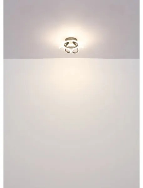 Globo 67386-24A - MELISAND LED mennyezeti lámpa 24W, 26 cm, fekete